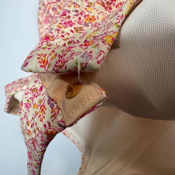 Intimately Free People Floral Puff Sleeve Bodysuit - Picture 4 of 11